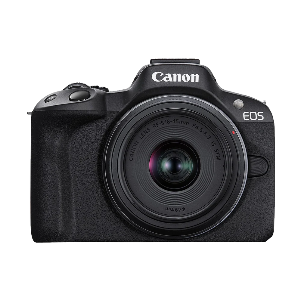 Canon EOS R50 Mirrorless Camera with 18-45mm Lens with Bag and SD Card