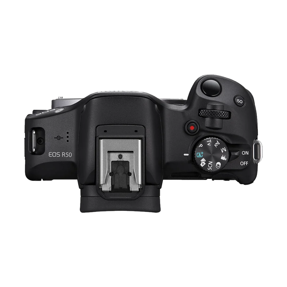 Canon EOS R50 Mirrorless Camera with 18-45mm Lens with Bag and SD Card