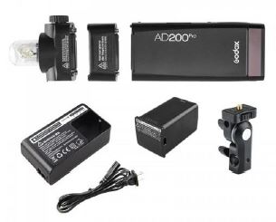 Godox AD200 PRO Portable Mini TTL Speedlite with 2 Light Heads