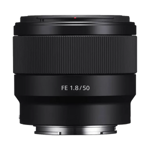 Sony FE 50mm f/1.8 Lens-R250 Rental Price Per Day