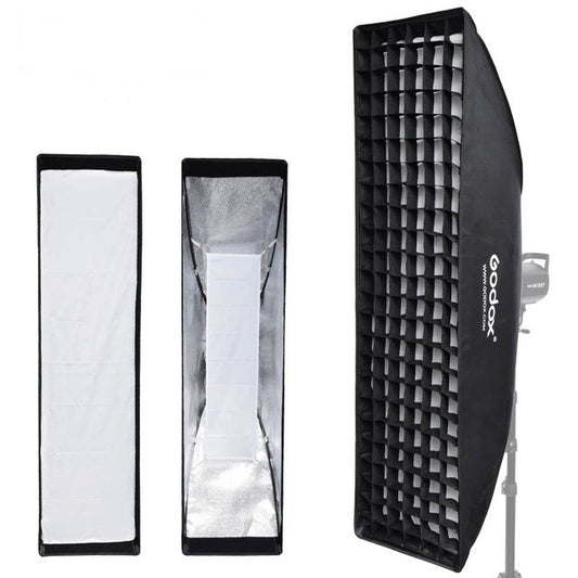 Godox 30 x 120cm Strip Box Soft Box + Grid + Bowens Ring