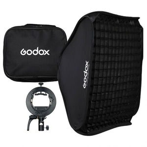 Godox Speed light Holder and Soft Box with Grid 80cm x 80cm (G/SFGV8080)